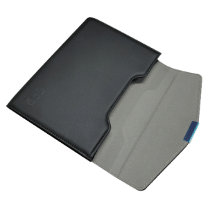 GPD POCKET 3 leather case angle view of opened case