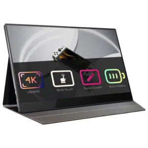 15,6-palčni prenosni monitor 4K s podporo za pisalo