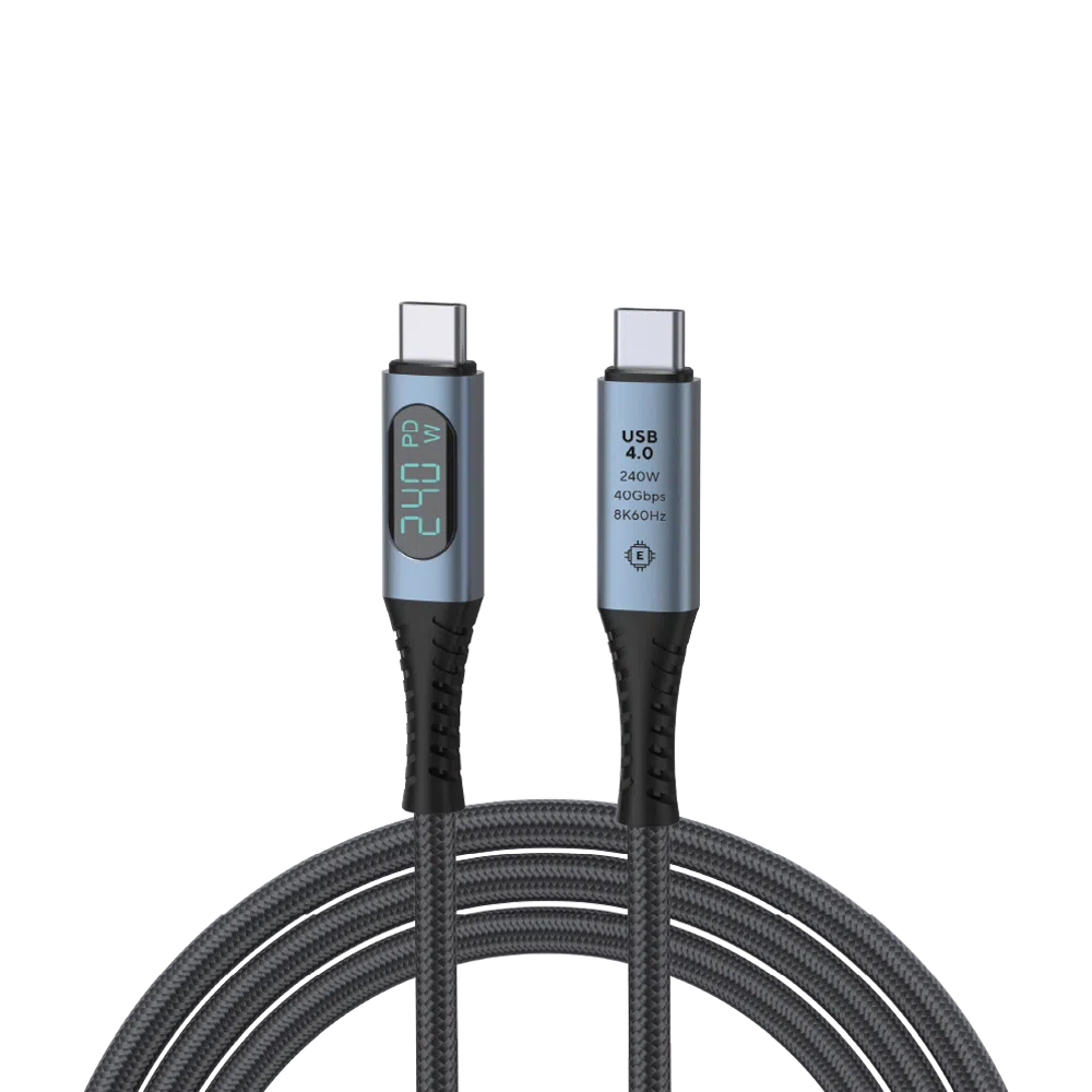 Kábel DroiX USB 4.0 typu C - rovný