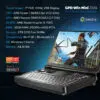 GPD WIN Mini 2024: Leistungsstarker Handheld-Gaming-PC mit 7" FHD 120Hz VRR-Touchscreen. Mit AMD Ryzen 7 8840U CPU, Radeon 780M GPU, 32GB RAM, 2TB NVMe Speicher. Kompaktes Clamshell-Design mit vollständiger Tastatur und Gaming-Bedienelementen. Vielseitige Anschlussmöglichkeiten einschließlich Wi-Fi 6E und Bluetooth 5.2. Läuft mit Windows 11 Home. DROIX-Branding sichtbar. Kompakter Formfaktor bietet Portabilität und Leistung für Spiele und Produktivität unterwegs.