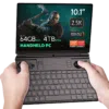 GPD WIN MAX 2 2024 Gaming Handheld PC being held while playing the Witcher