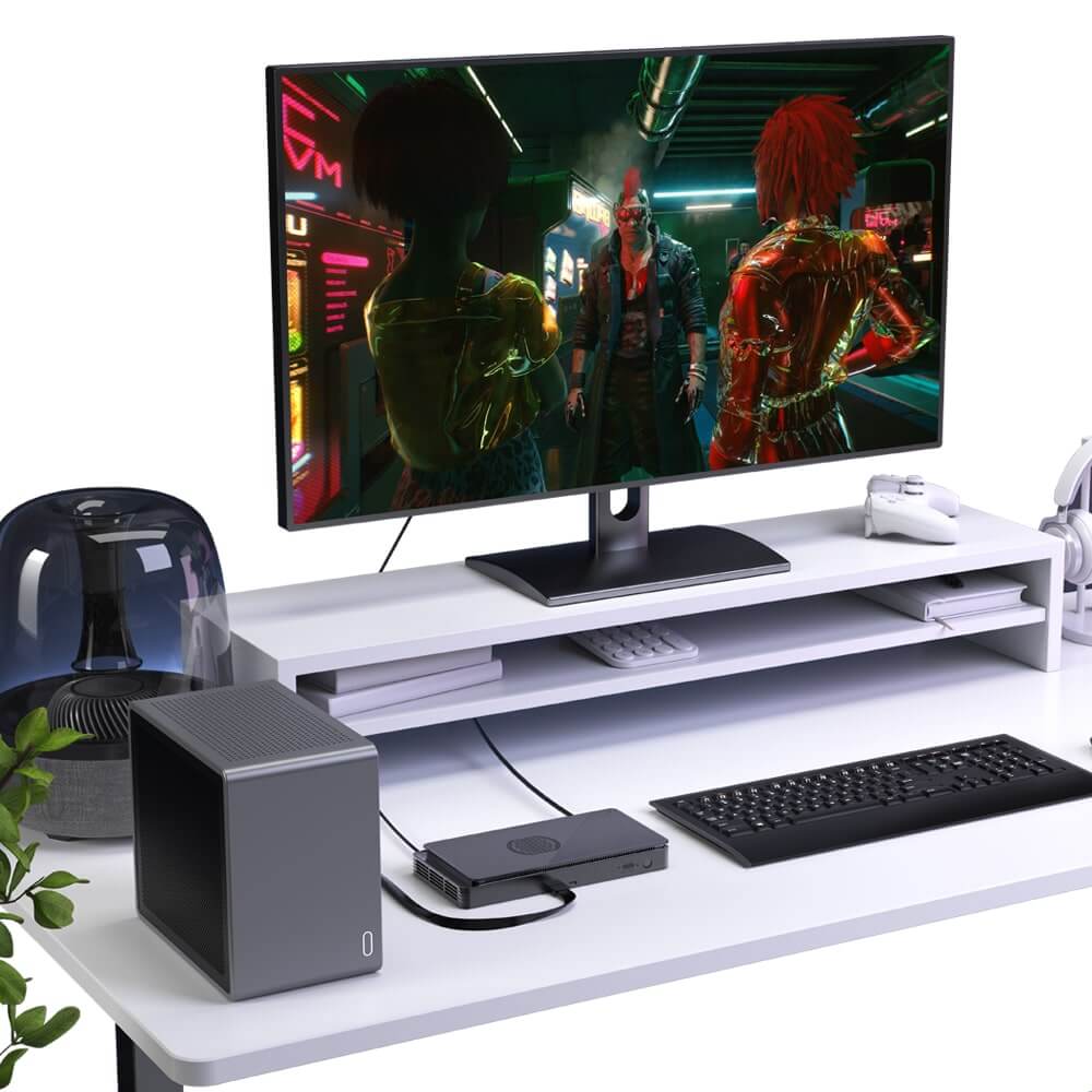 GPD-G1_2024-USAGE-IMAGE-4 - DROIX EU GPD G1 2024 eGPU Docking Station featuring AMD Radeon RX 7600M XT GPU, TGP Toggle Switch, and versatile connectivity. Ideal for gamers and professionals. Pre-order now for revolutionary capabilities.