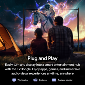 Das tragbare Design der RockTek GB1 Android TV-Box ist klein genug, um in eine Tasche oder Handtasche zu passen. Der einfache Zugang zu Streaming-Diensten wie Netflix, Prime Video, YouTube und Disney+ ermöglicht es den Nutzern, Unterhaltung überall mit Plug-and-Play-Komfort zu genießen.