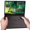 GPD-WIN-MAX-2-2025-INFOGRAPHIC-NEW-370-64-4-01 "Image of the GPD Win Max 2 2025 handheld PC featuring a 10.1-inch 2.5K touchscreen display. Key specifications include AMD Ryzen AI Pro 9 HX CPU, AMD Radeon Graphics, 64GB RAM, and 4TB M.2 SSD storage. The display shows a futuristic gaming scene with a sci-fi theme, emphasizing its advanced performance and immersive experience."