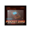 Obal ochrannej fólie AYANEO Pocket DMG s dizajnom v retro štýle s ilustráciou vreckovej hernej konzoly a textom "AYANEO HD Tempered Film" v živých farbách.