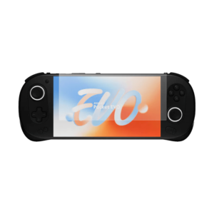 Συσκευή χειρός AYANEO Pocket EVO με τοποθετημένο προστατευτικό οθόνης, το οποίο παρουσιάζει ένα κρυστάλλινο προστατευτικό στρώμα που προστατεύει την οθόνη από γρατζουνιές και μουτζούρες, διατηρώντας παράλληλα τη ζωντανή διαύγεια της οθόνης και την απόκριση στην αφή.