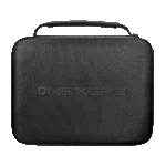 ONEXGPU 2 Carrying Case – A durable, black protective case with a textured exterior, sturdy handle, and embossed ONEXGPU branding, designed for safely storing and transporting the ONEXGPU 2 eGPU