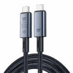 Cabo USB5 80Gbps 240W | 8K 60Hz compatível com Thunderbolt 5 - 1.5M